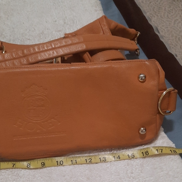 Honey By The Bumble Leather Satchel - Picture 8 of 12